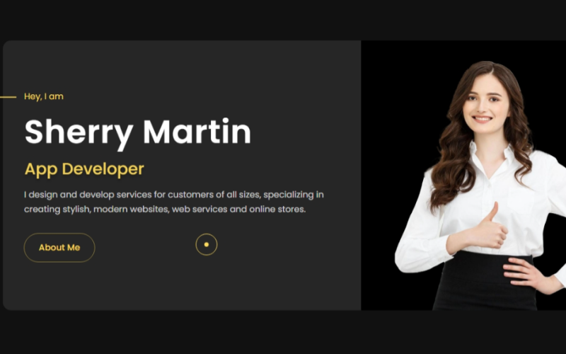 Sherry — портфолио Bootstrap 5 HTML-