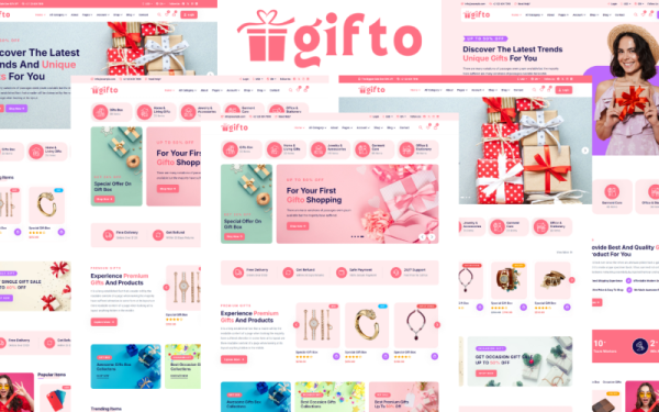 Gifto - HTML5-шаблон магазина подарков