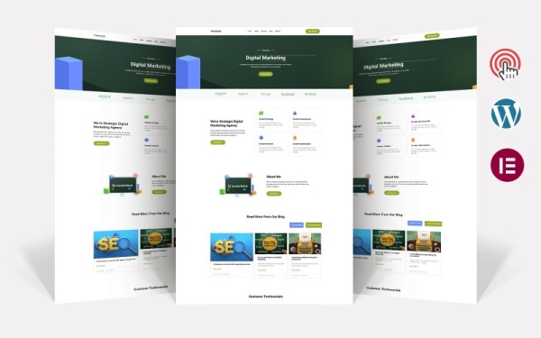 Trandg - Креативное агентство Elementor WordPress