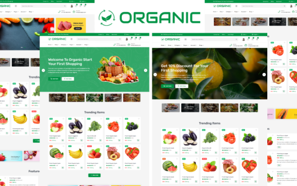 Organic - Шаблон HTML5 Bootstrap 5 для магазина органических продуктов