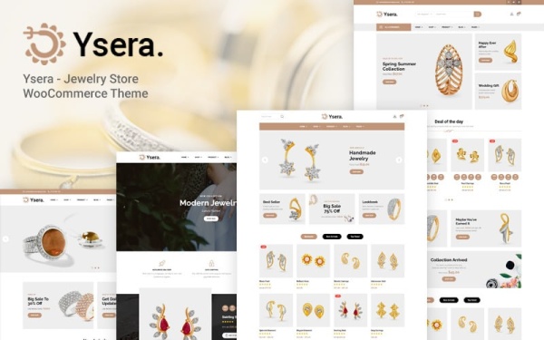 Ysera – тема WooCommerce для ювелирного магазина