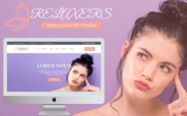 Relaxers Beauty & Spa - Адаптивный HTML-