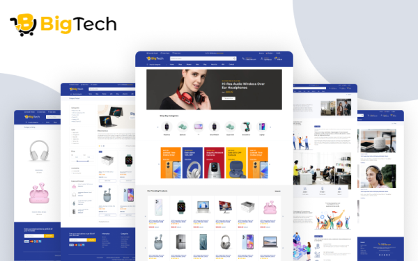BigTech - HTML-шаблон электронной коммерции электроники