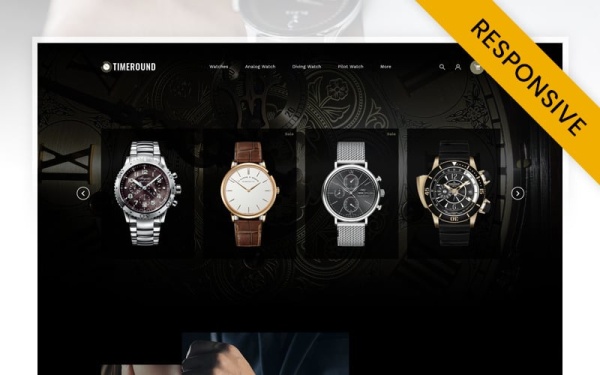 TimeRound - Адаптивный шаблон OpenCart для магазина часов