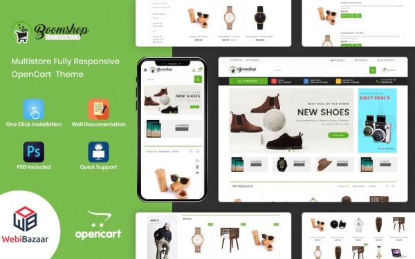 Boomshop - Шаблон OpenCart для торгового центра