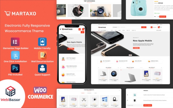 Martaxo — многоцелевая тема WooCommerce для супермаркетов