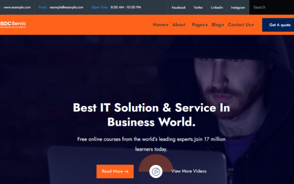 Badsa — тема WordPress для IT-решений и технологий