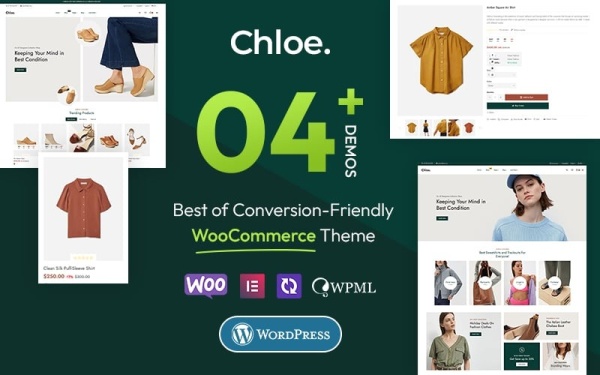 Chloe — Быстрая мода и одежда — Тема WooCommerce