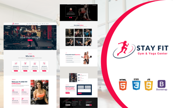 Веб-шаблон StayFit HTML